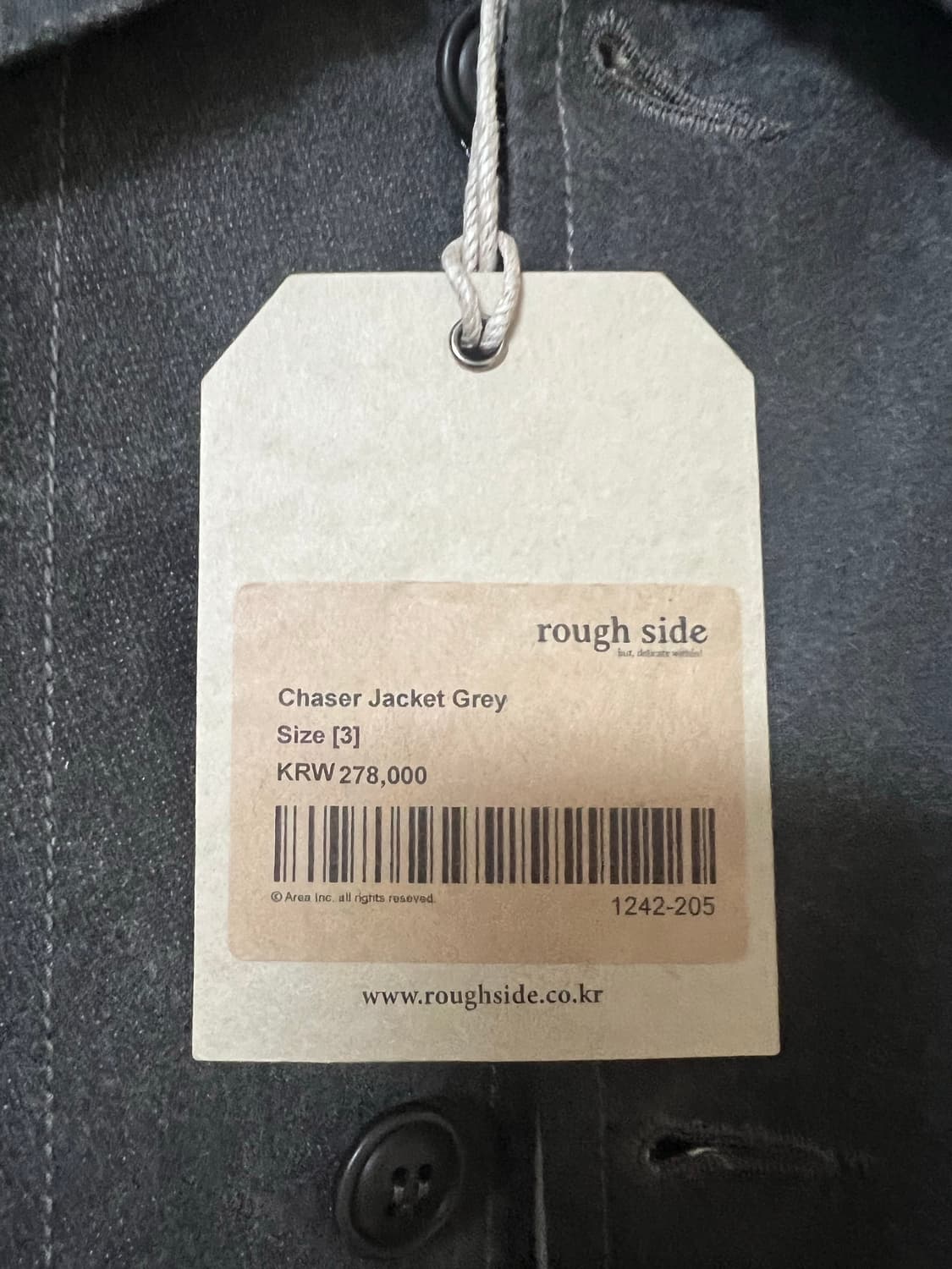 러프사이드 체이서 그레이 3 새상품 상품이미지2