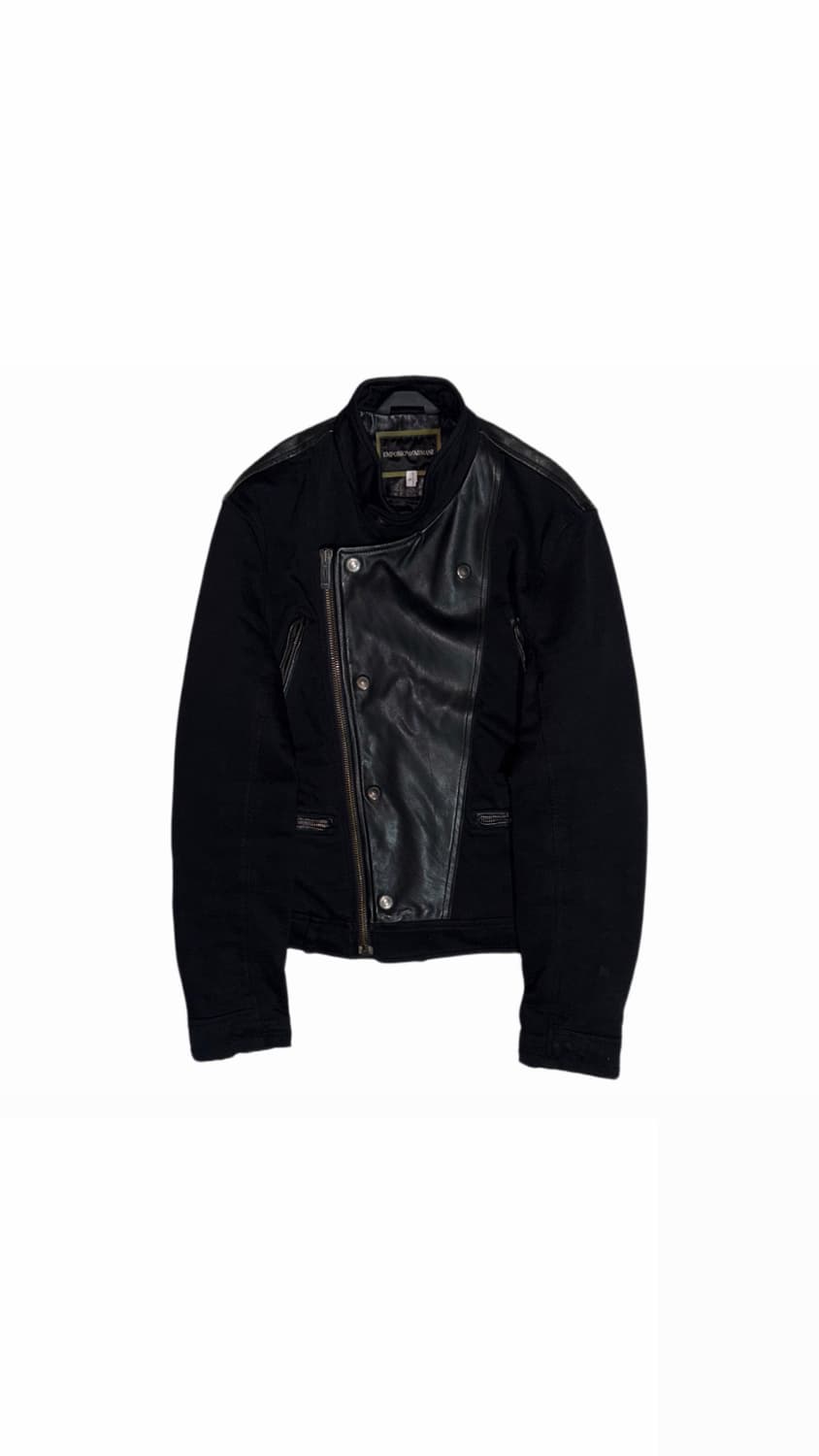 Emporio Armani Hybrd Leather Jacket 상품이미지1