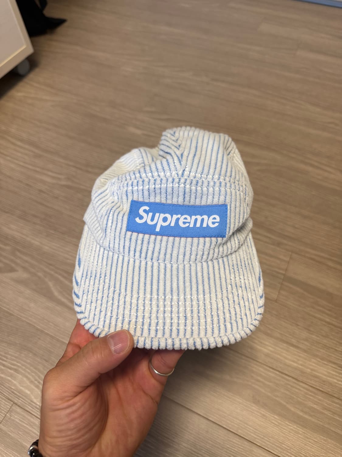 슈프림 투톤 코듀로이 캠프캡 화이트 - 23SS 상품이미지1