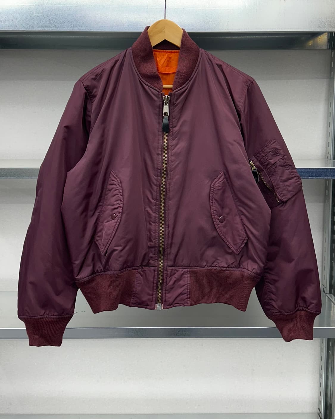 (M오버)빈티지 MA-1 항공점퍼-M1593 상품이미지2