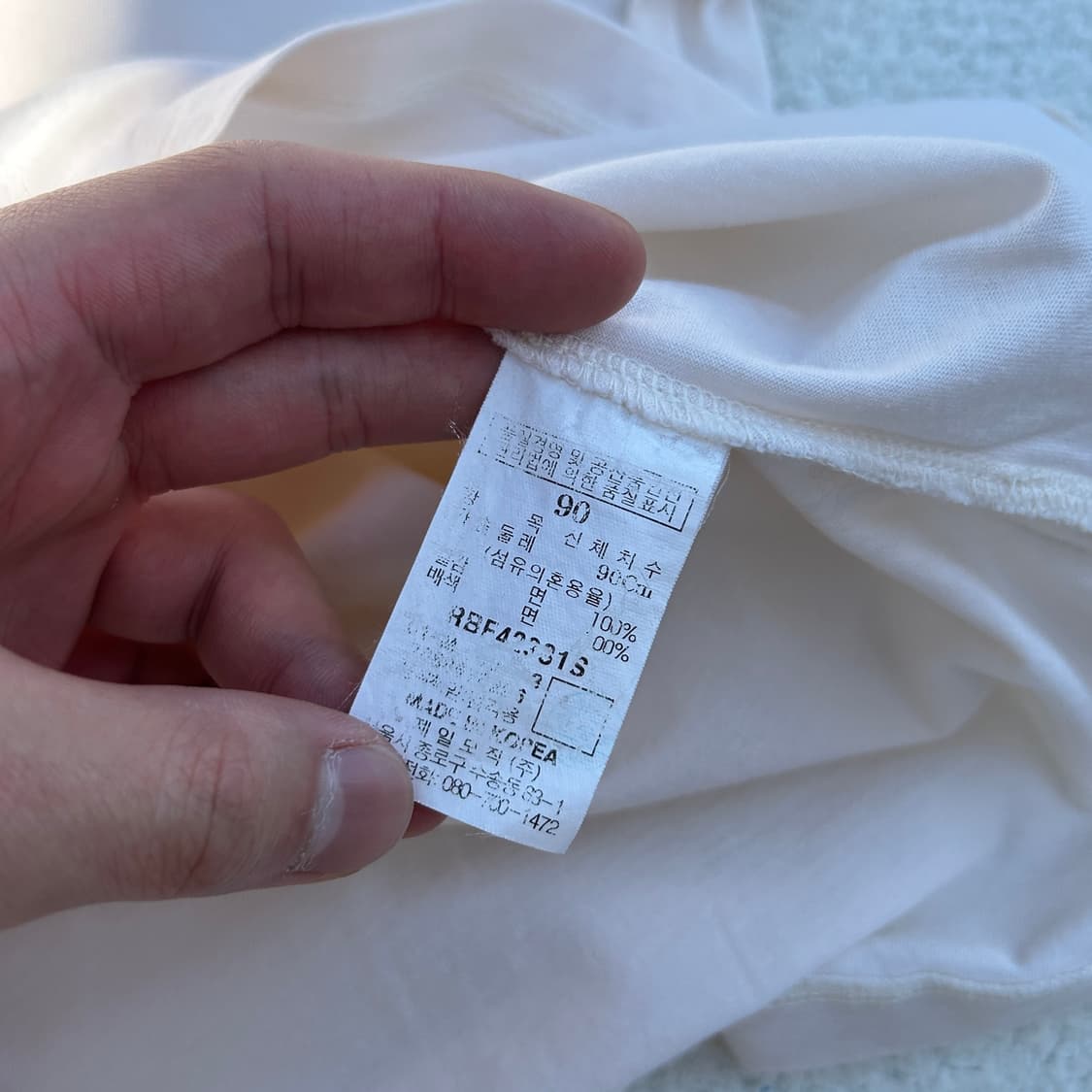빈폴 베이지 비즈로고 링거티셔츠 상품이미지8