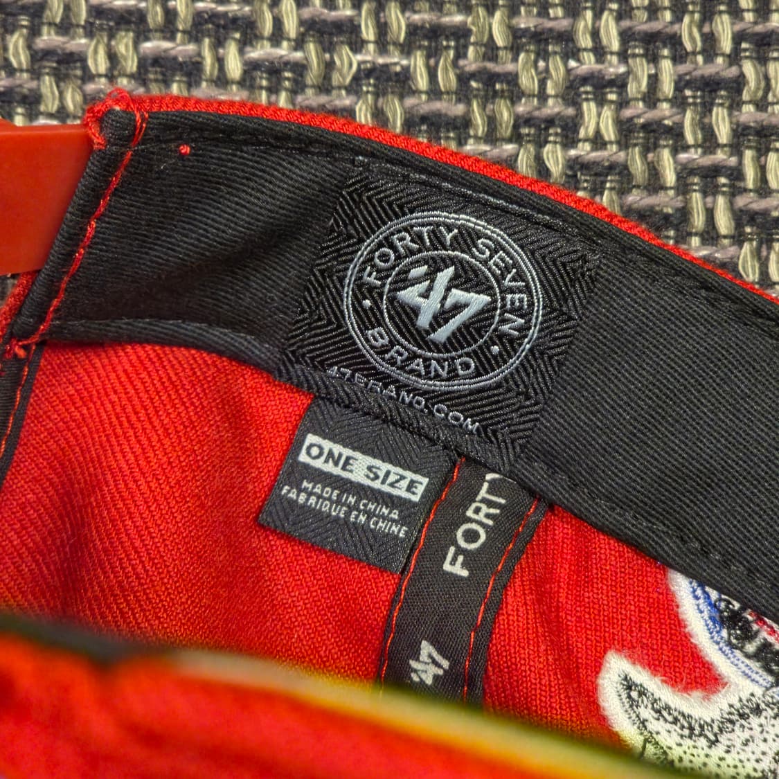 47브랜드 텍사스 레인저스 레드 스냅백 상품이미지6