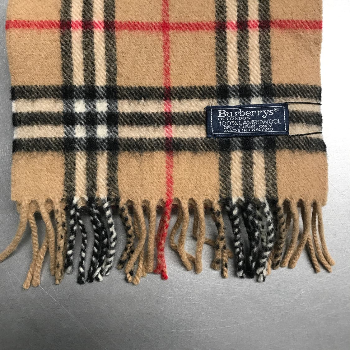 버버리 정품 램스울 머플러 베이지 상품이미지3
