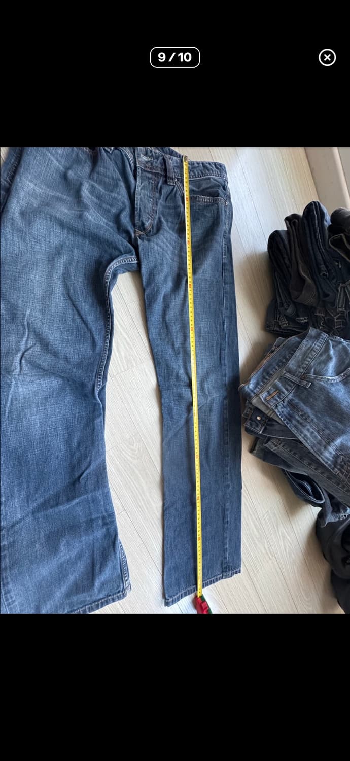 디젤 w32 L32 세미와이드 청팬츠 판매합니다  상품이미지9