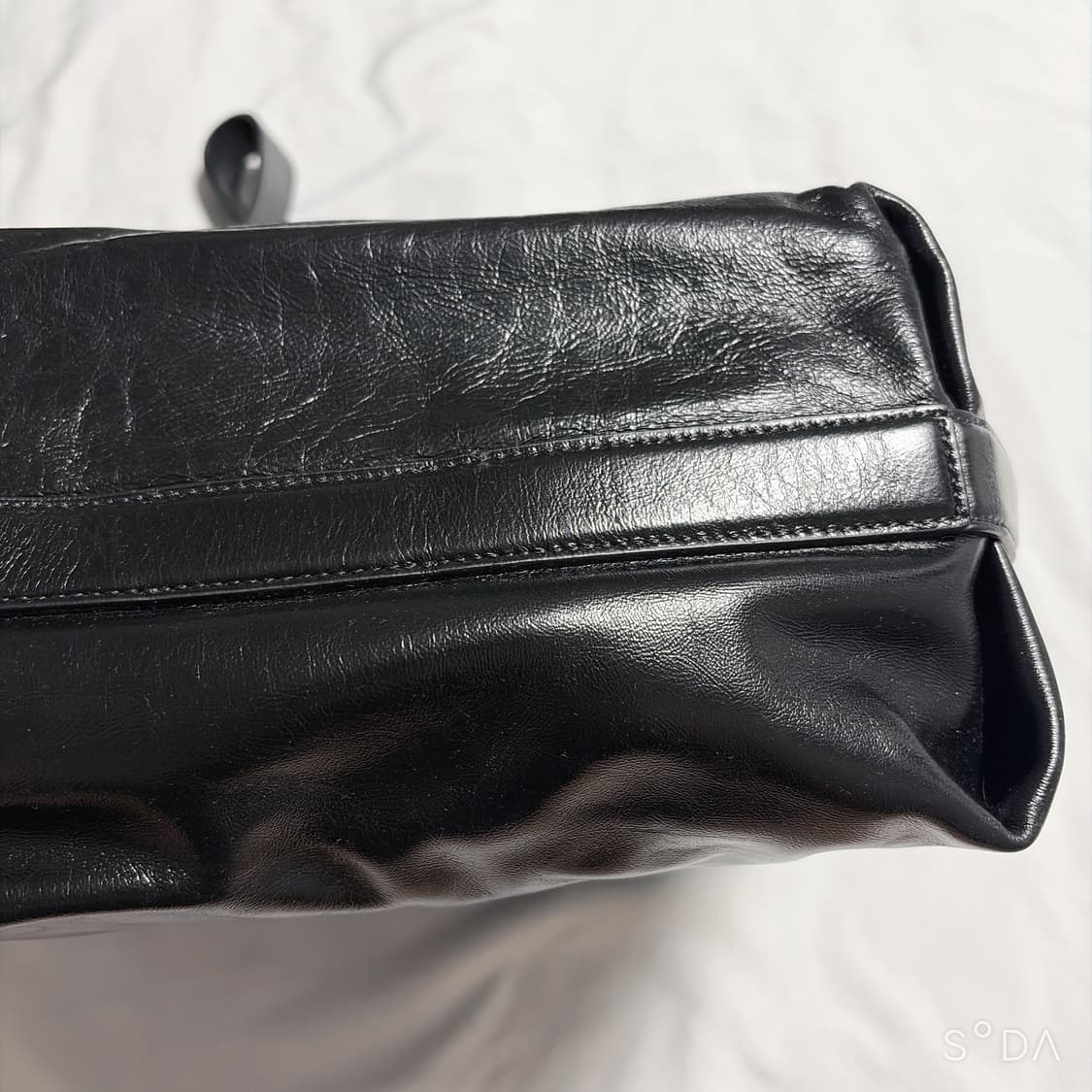 분크 퍼펙 버튼 업 소프크 호보 상품이미지3