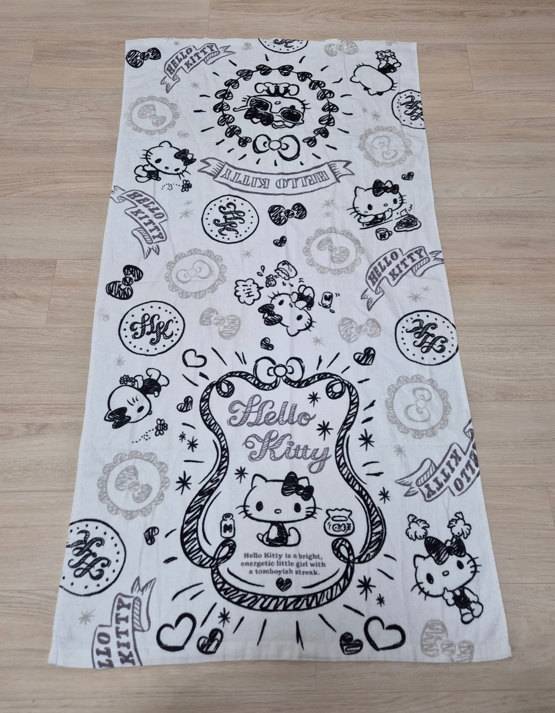 빈티지 고전 헬로키티 수건 타올 상품이미지1