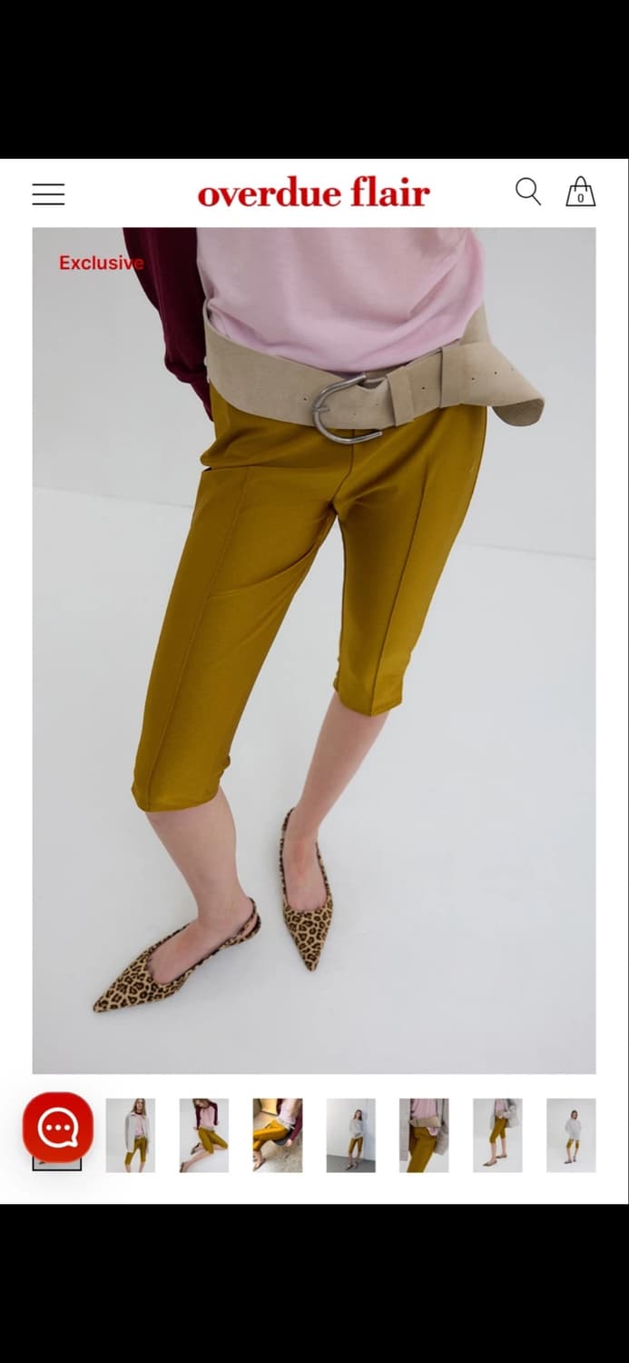 오버듀플레어 BANDING BIKER SHORTS_GOLD 상품이미지1