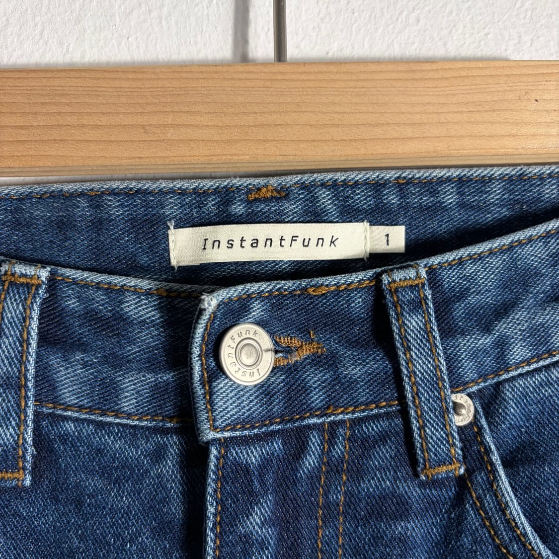 인스턴트핑크 데님 와이드 청바지(1) 상품이미지4