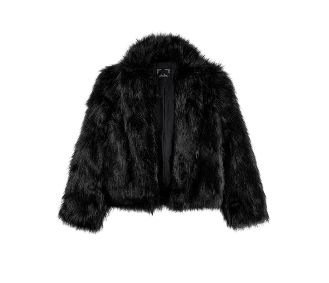 힐다 버클 카라 퍼자켓 블랙 상품이미지1