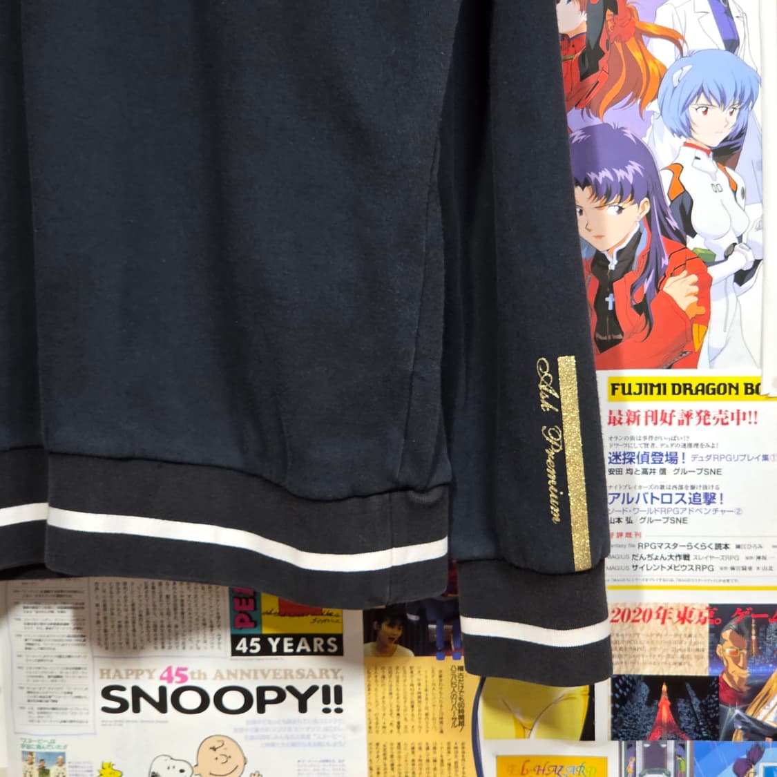 에스크 Y2K 헨리넥 케이프 후드티 상품이미지4