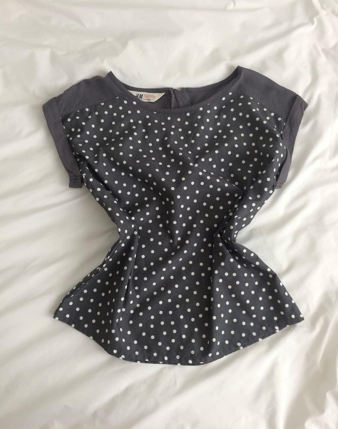 H&M 도트 티셔츠 모리걸 🪽 상품이미지1