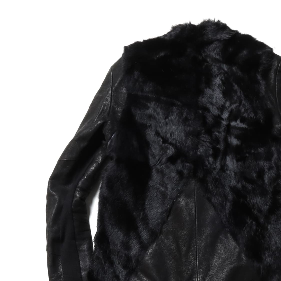 헬무트랭 Helmut Lang Rabbit Fur Leather Coat 상품이미지5