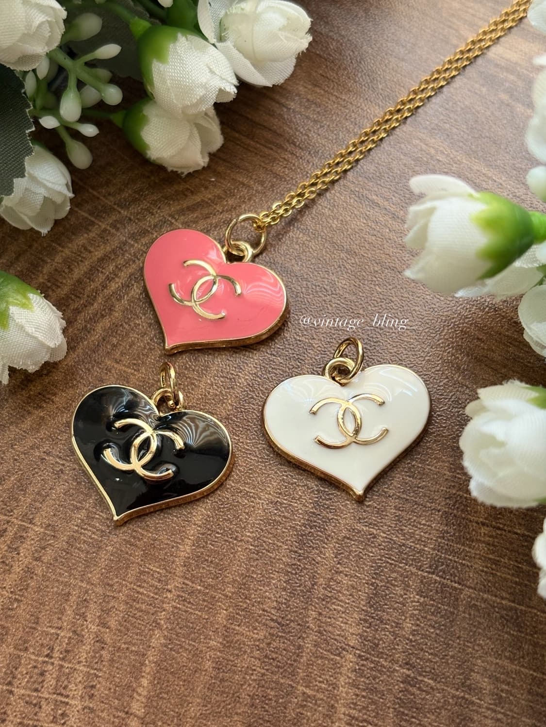 샤넬 빅 하트 목걸이 상품이미지2