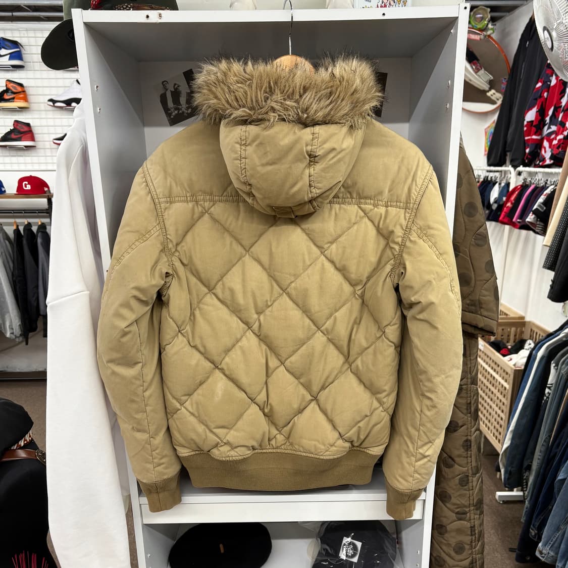 (S) 폴로 랄프로렌 RRL 스타일 탄베이지 덕다운 패딩 상품이미지2