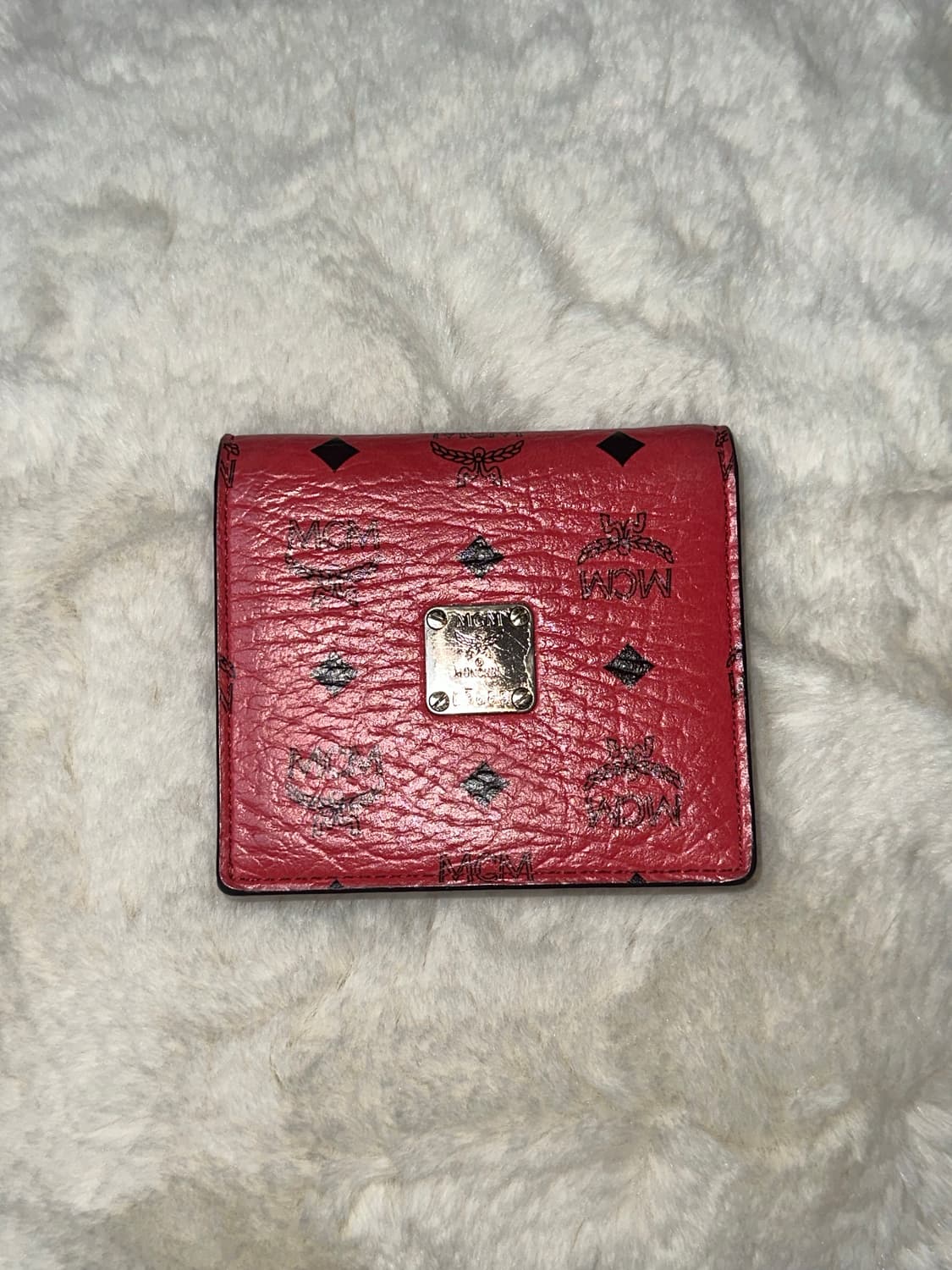 MCM 핑크 반지갑 갸루지갑 상품이미지2