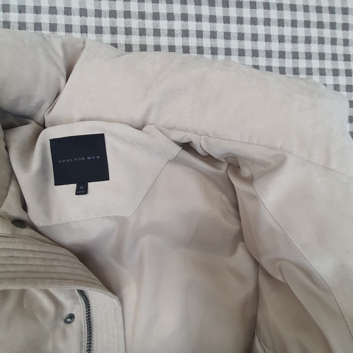 SPAO 스파오 스웨이드 푸퍼 점퍼 남자95~100 상품이미지7