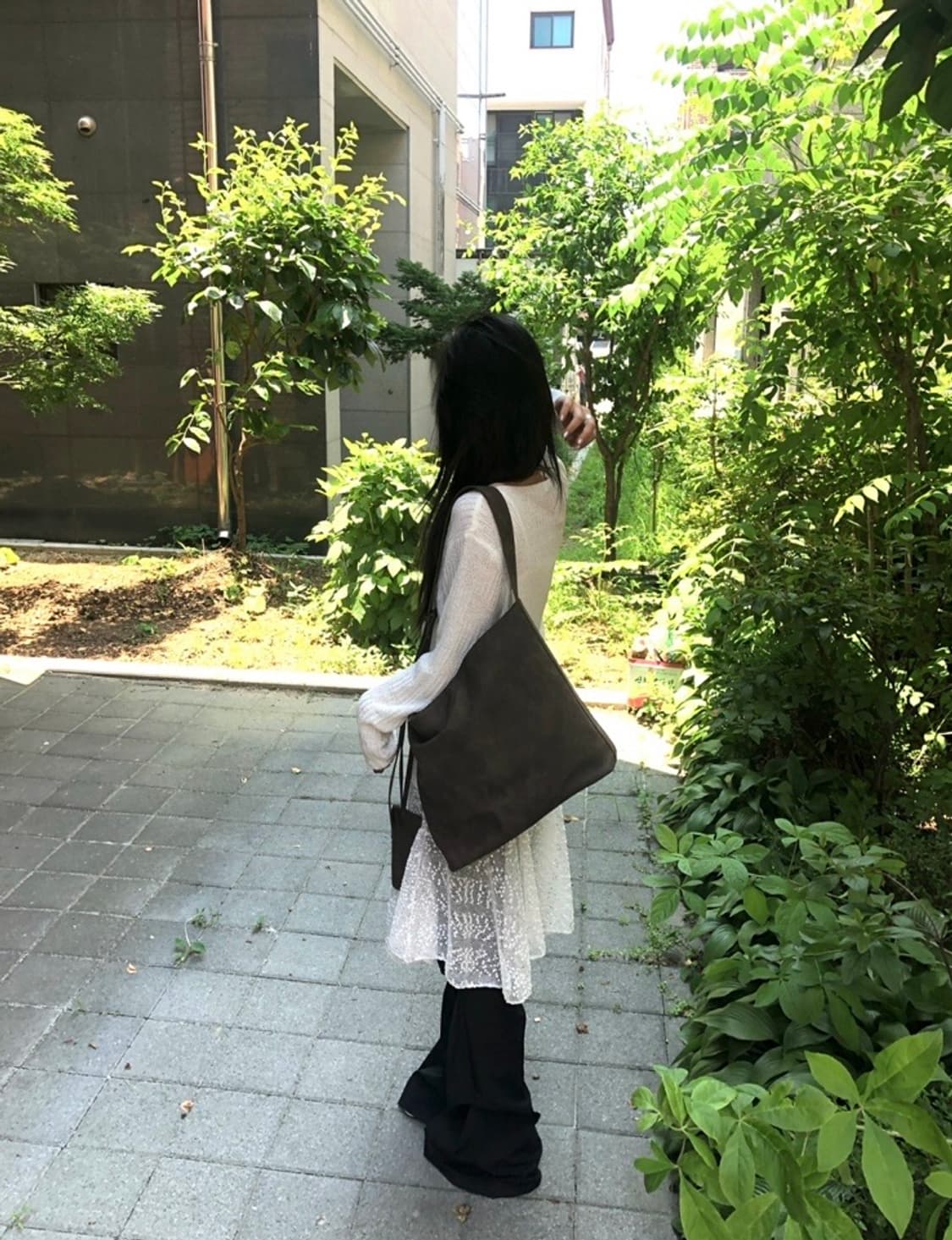 새상품) 튜프티 스팽글 레이어드 스커트 상품이미지3