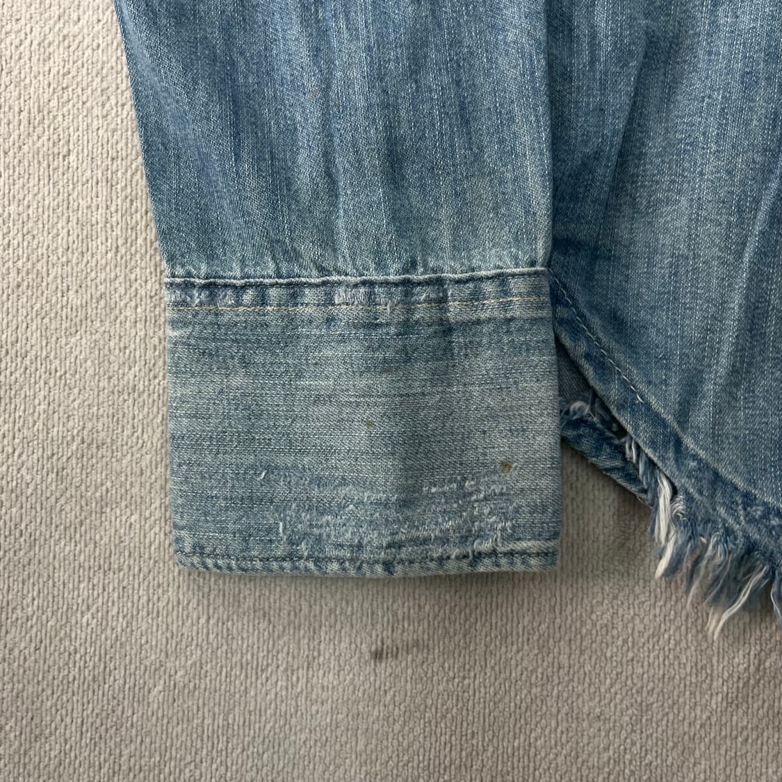 95 폴로랄프로렌 웨스턴 스타일 투포켓 데님셔츠 상품이미지8