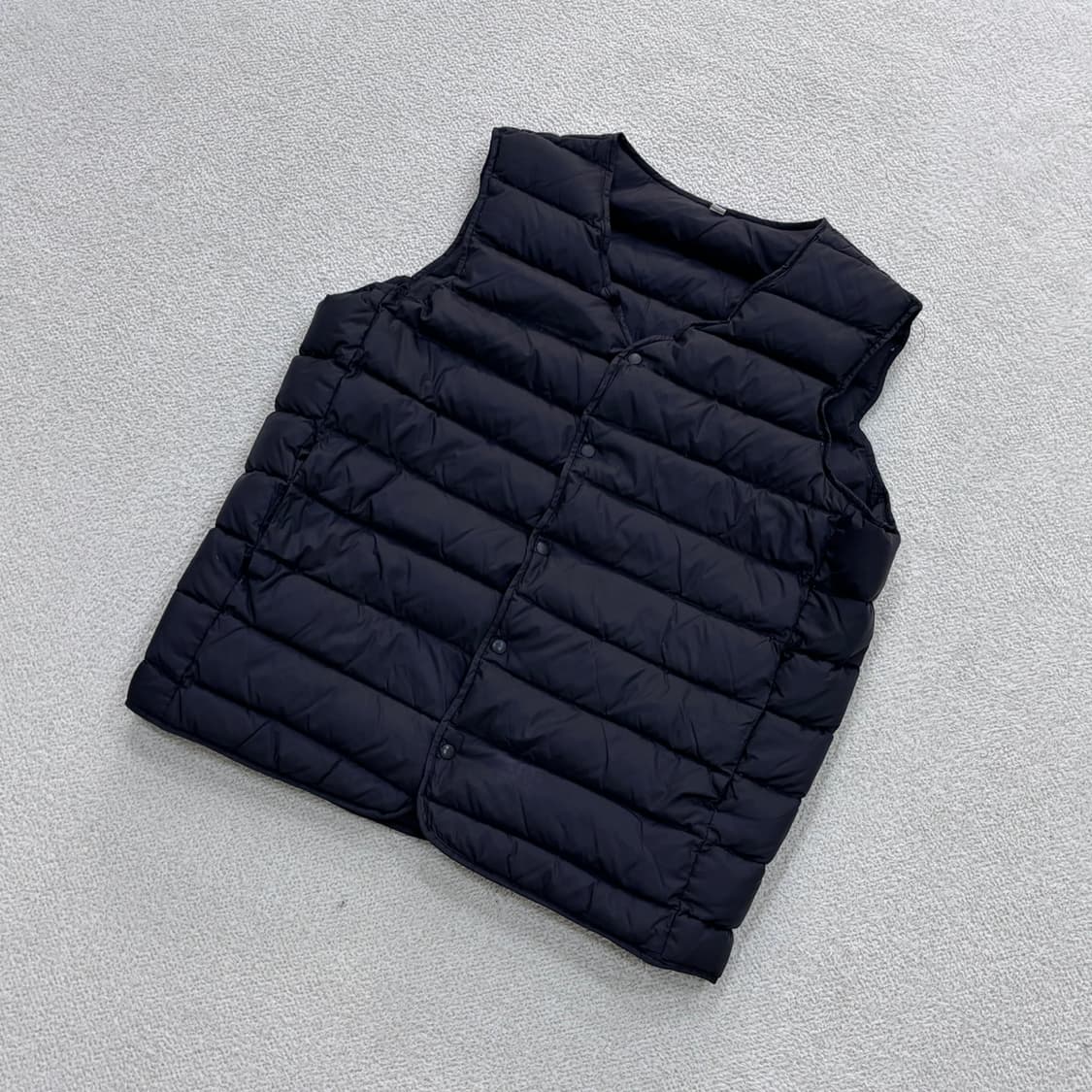 100 빈티지 덕다운 경량 패딩 조끼 0410E 상품이미지1