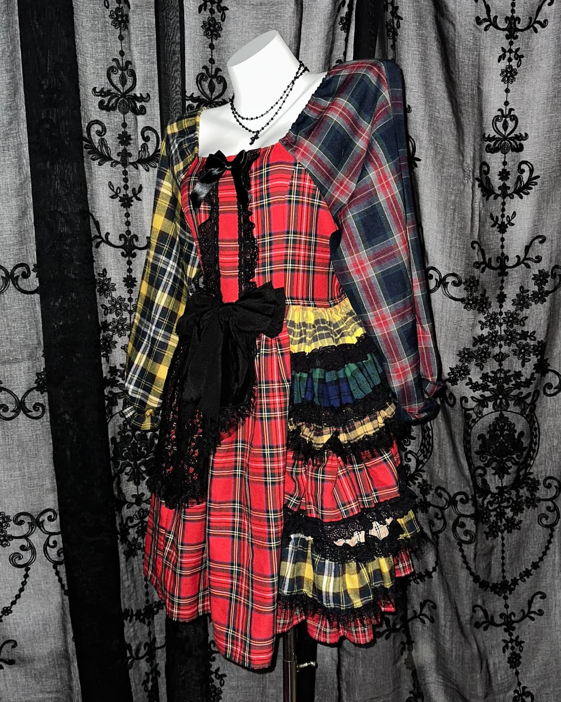 Check Lace OPS 상품이미지2