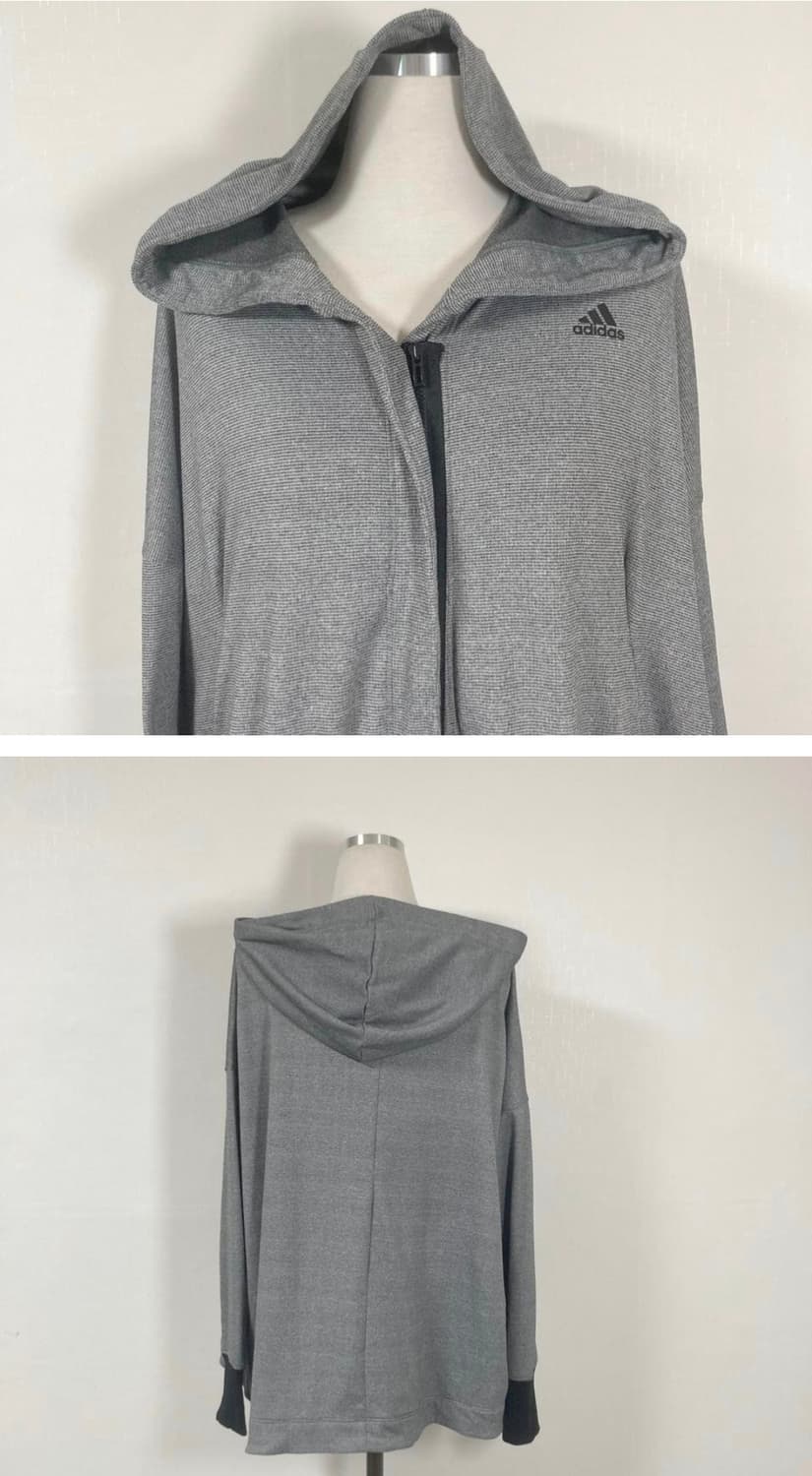 아디다스 여성 집업후드티 L  상품이미지2