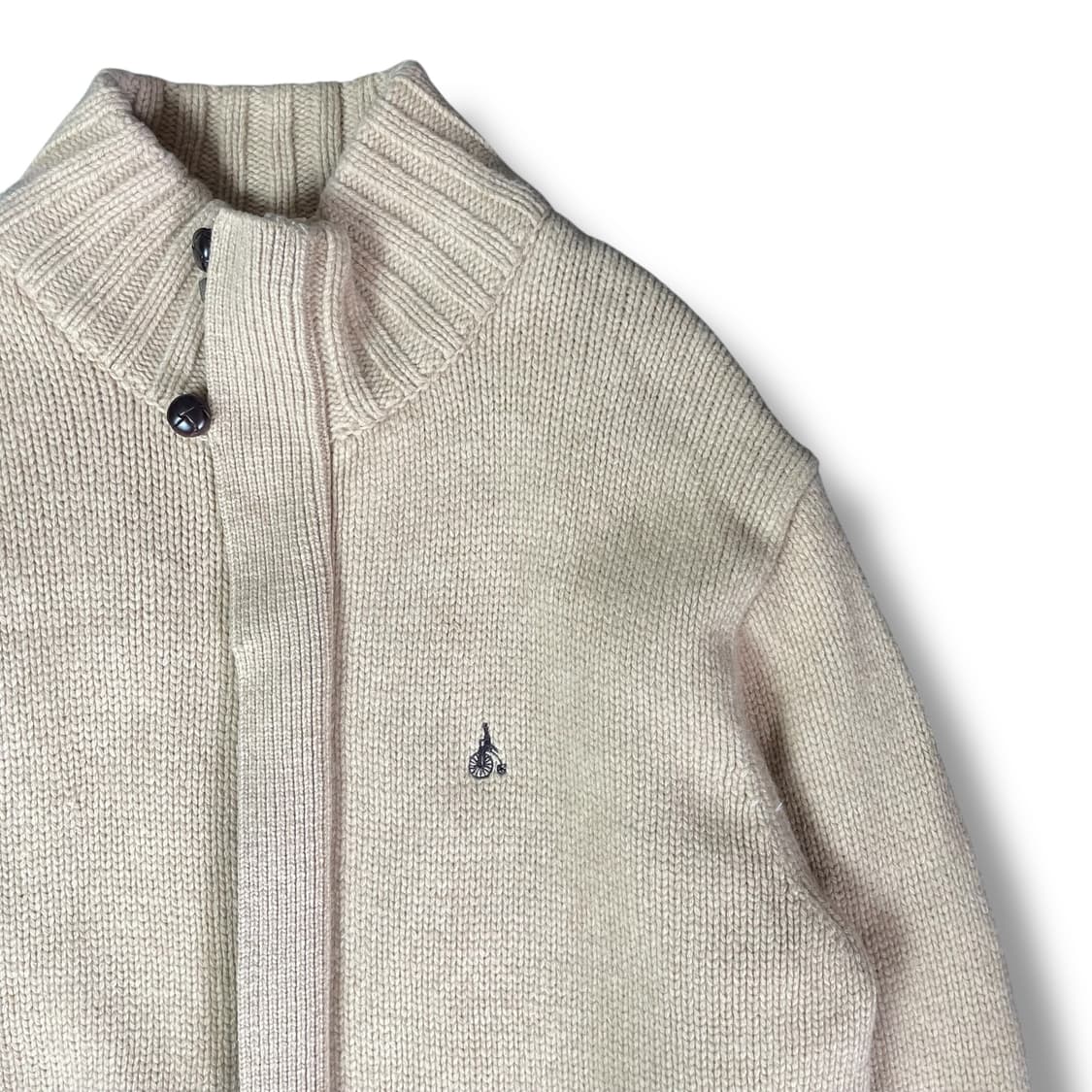 빈폴 로고 베이지 니트 가디건 100 상품이미지3