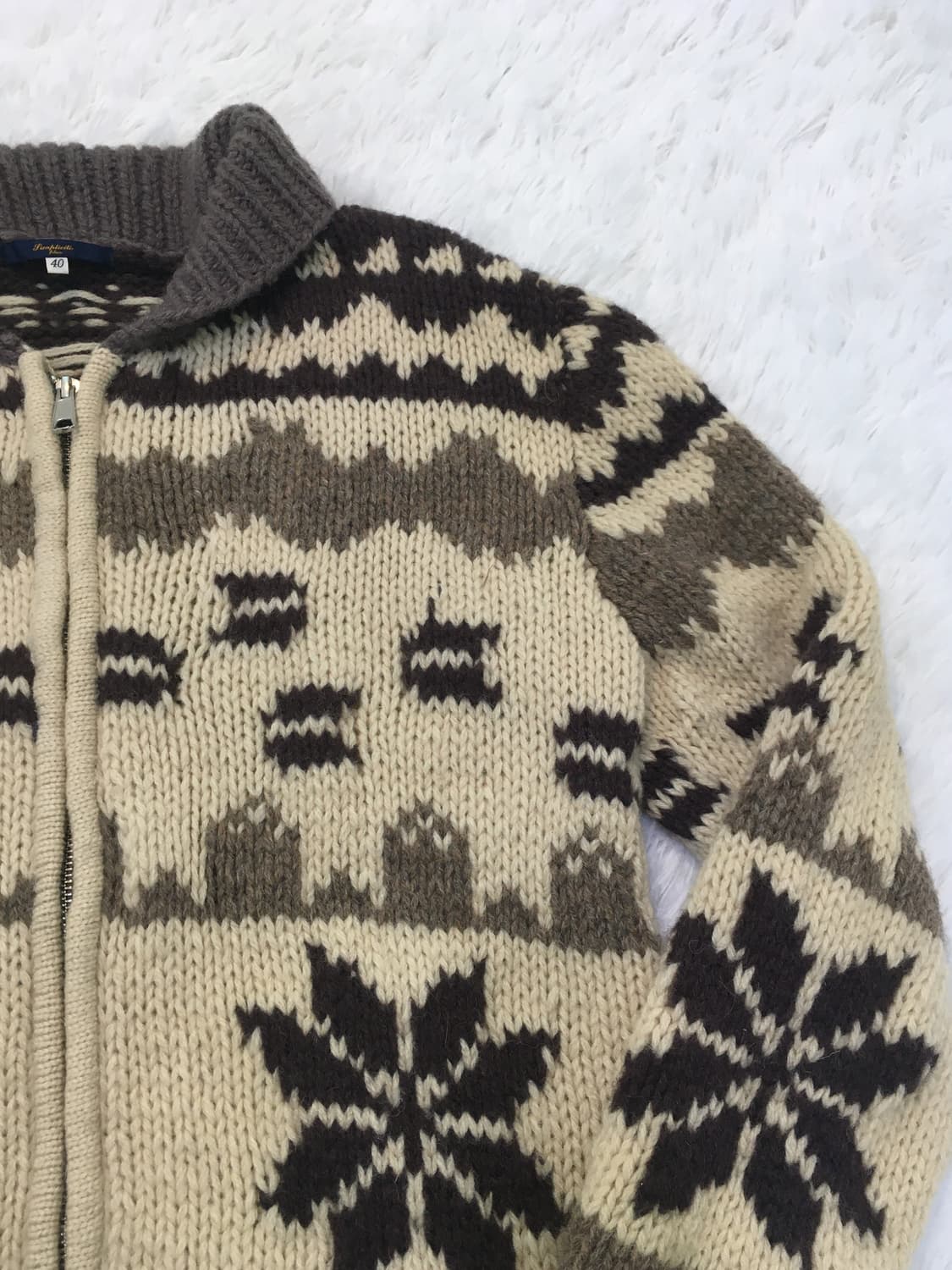 울 눈꽃 코위찬 y2k 스트릿 갸루 펑키 일본빈티지685  상품이미지5