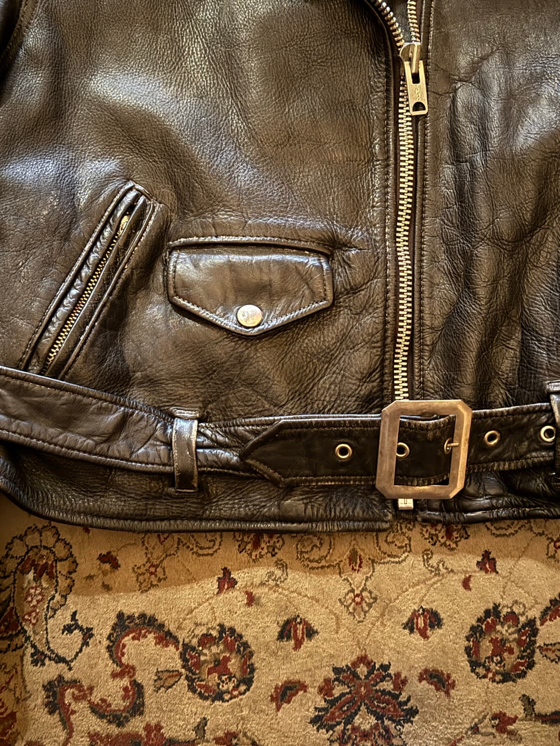 60s SCHOTT 퍼펙토 더블라이더자켓 (36) 상품이미지6