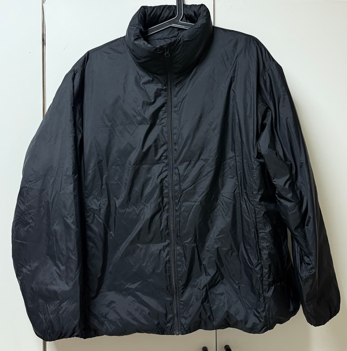 무인양품 경량다운 포케터블 스탠드 칼라 재킷 블랙 XL 상품이미지1