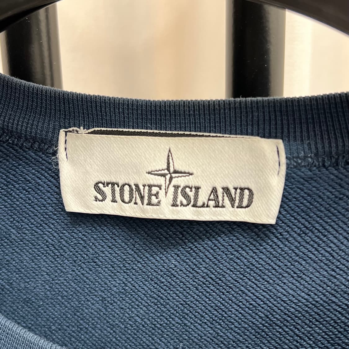 스톤아일랜드 맨투맨 네이비 (L) 상품이미지5