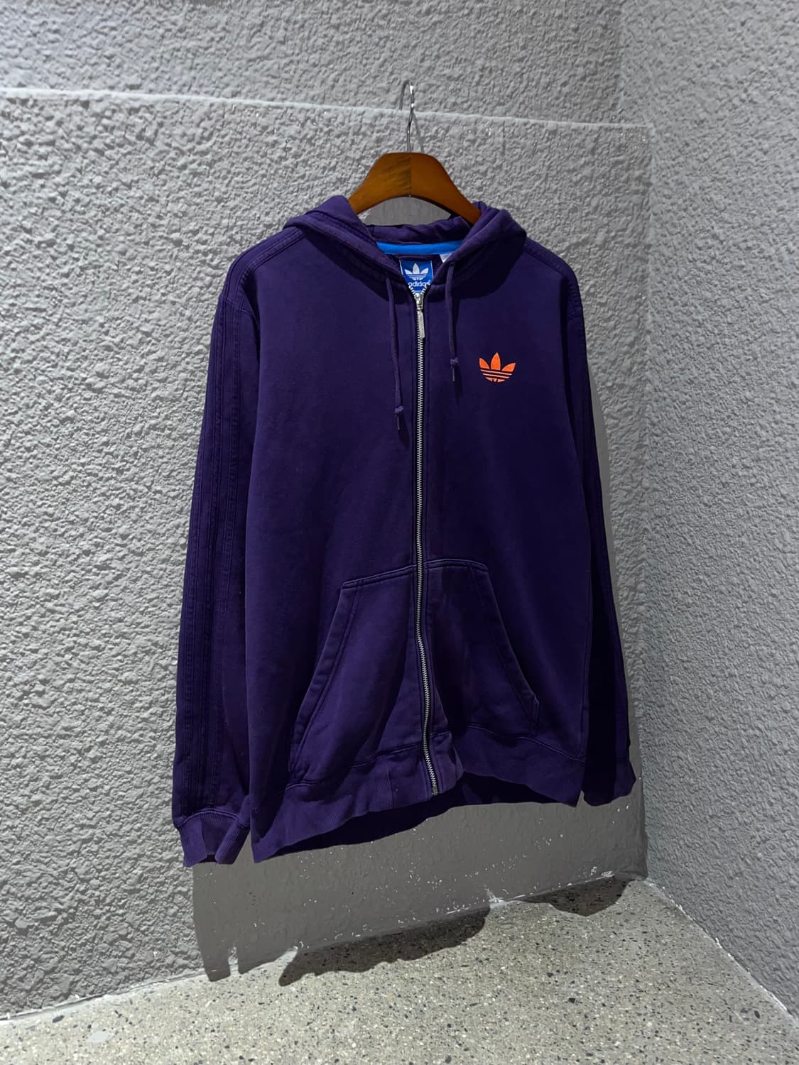 아디다스 퍼플 후드집업 상품이미지1