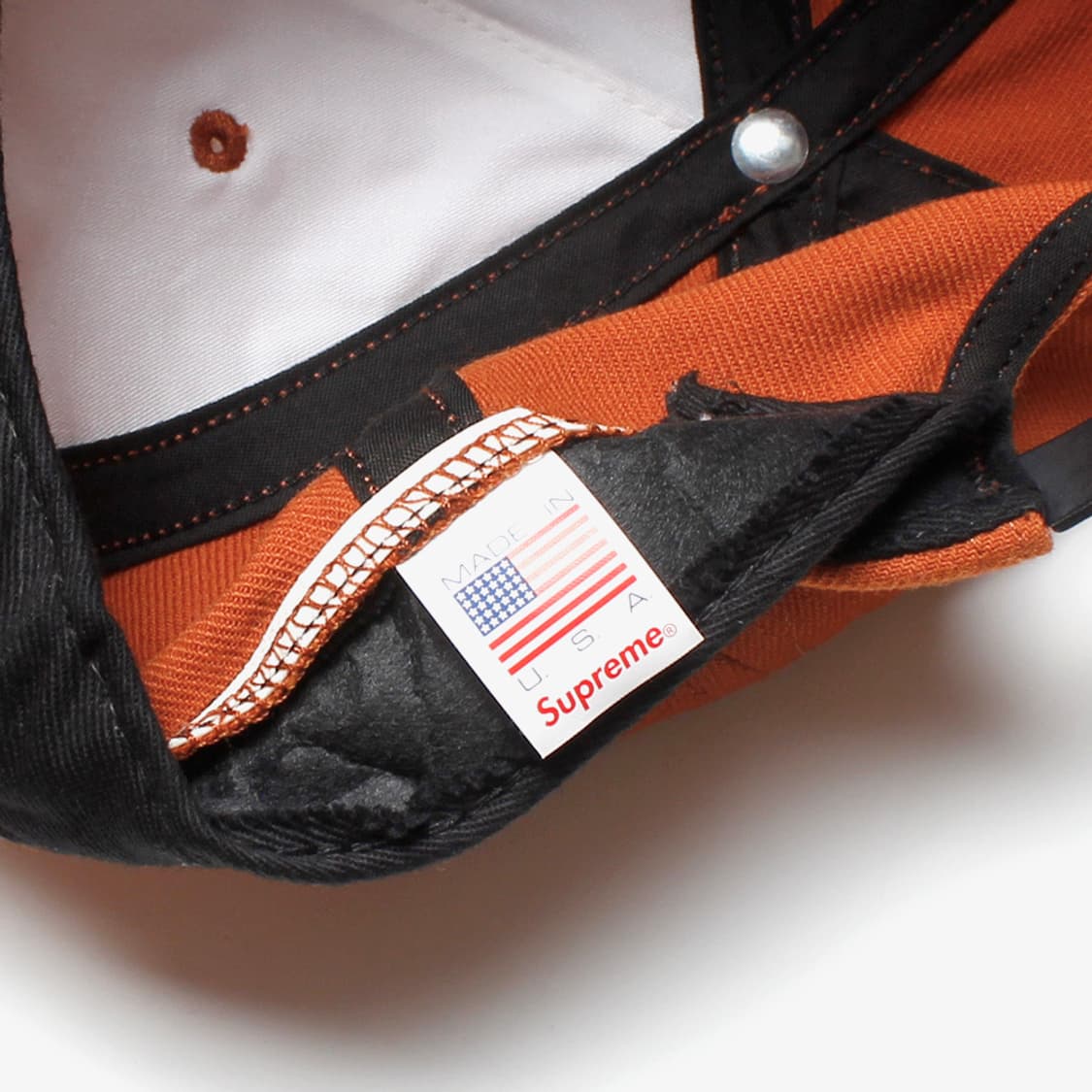 SUPREME 슈프림 볼캡 코튼 오렌지,  상품이미지5