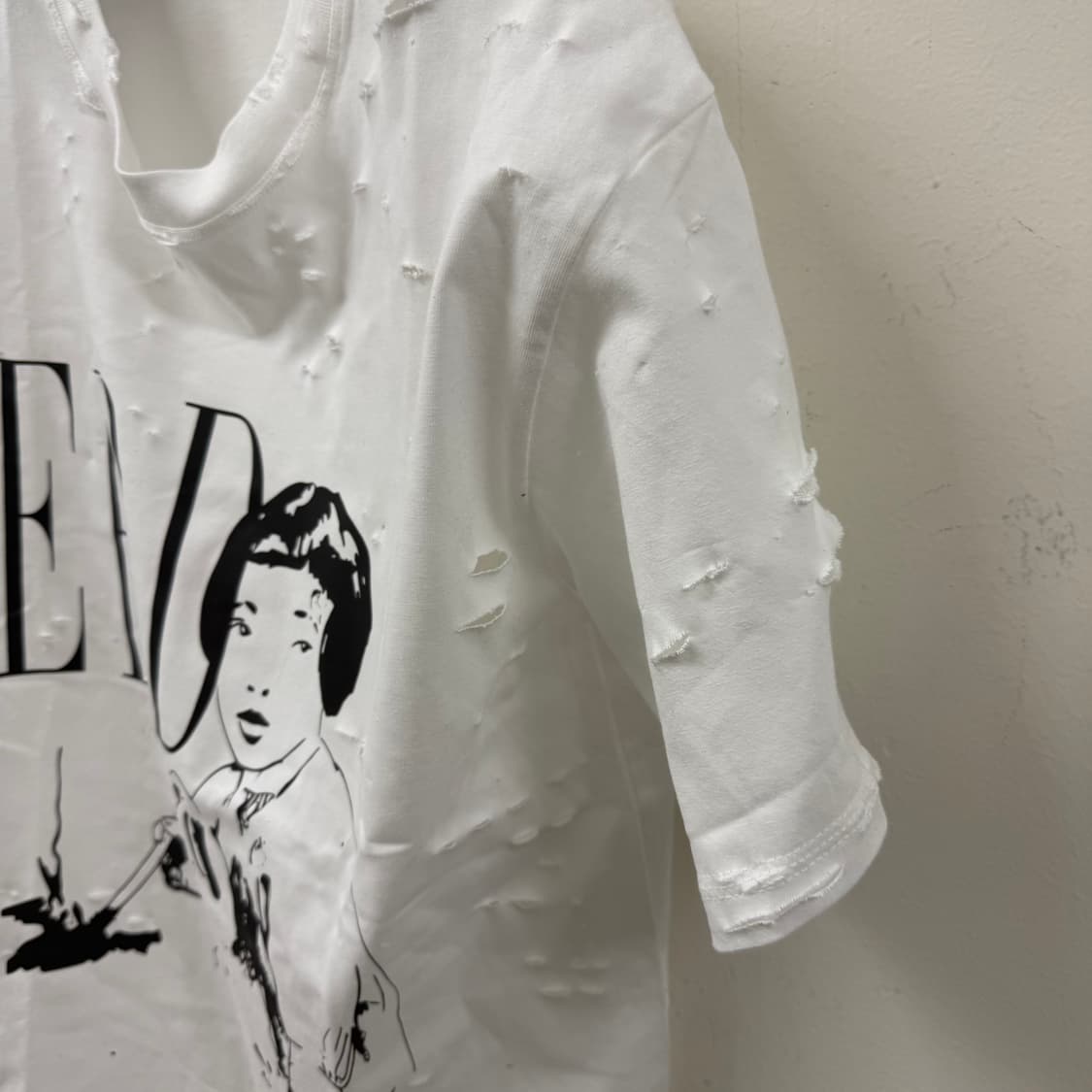 VINTAGE ERD st 디스트로이드 더티워싱 티 상품이미지7