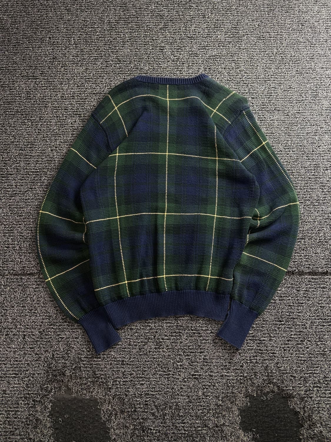 폴로 랄프로렌 포니로고 블랙 와치 체크 스웨터 4020 상품이미지5