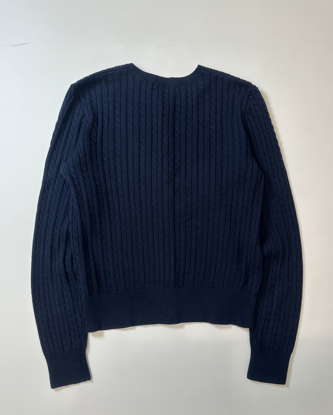 폴로 랄프로렌 케이블 가디건 네이비 상품이미지3