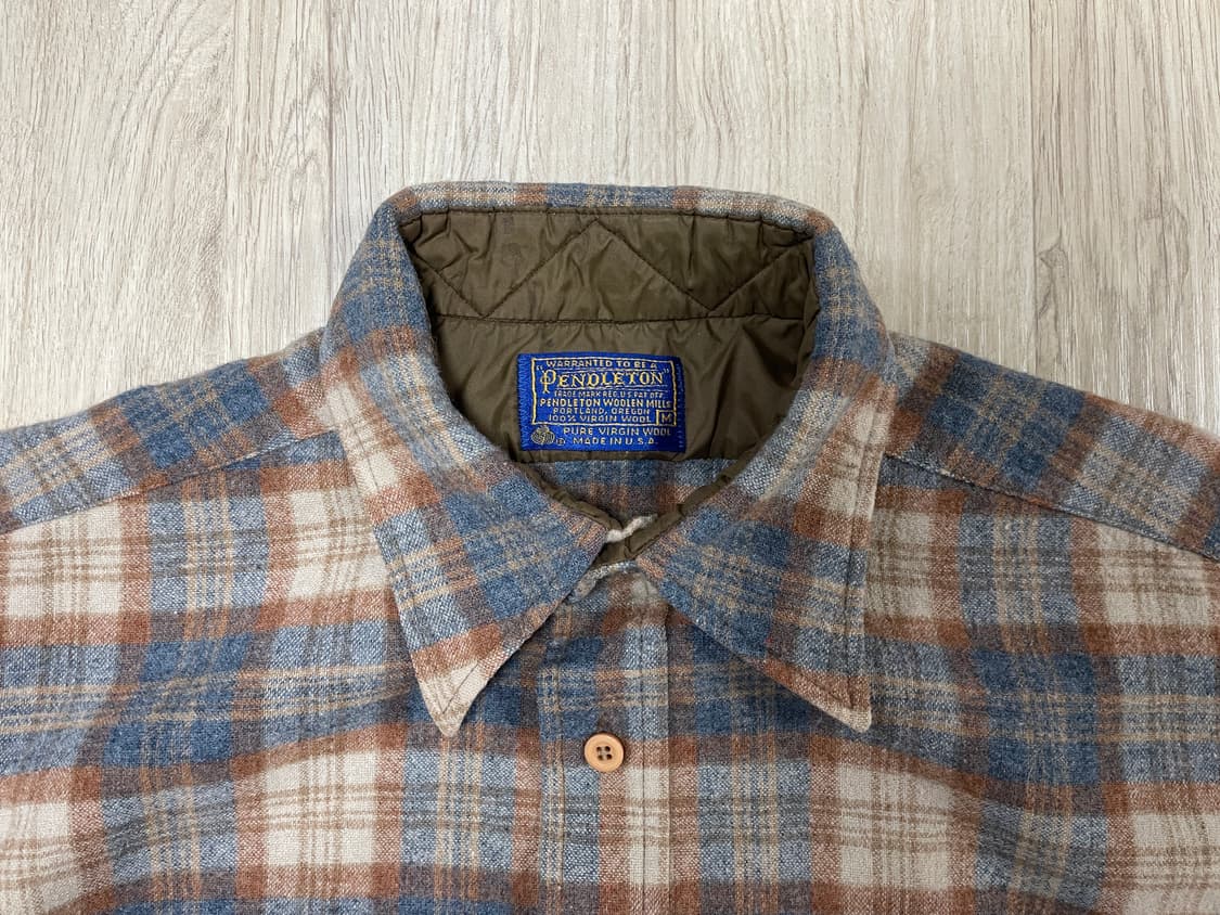 95) 70's 펜들턴 체크 울셔츠(미국제)RRL&LVC&폴로 상품이미지3