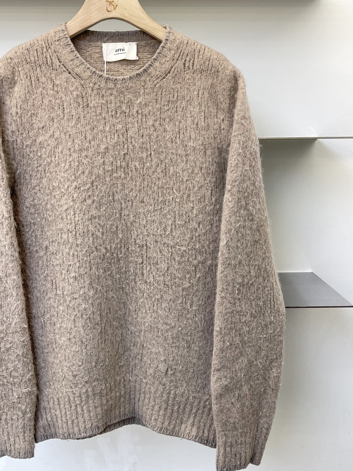 아미 22fw 브러쉬드 알파카 울 니트 상품이미지3