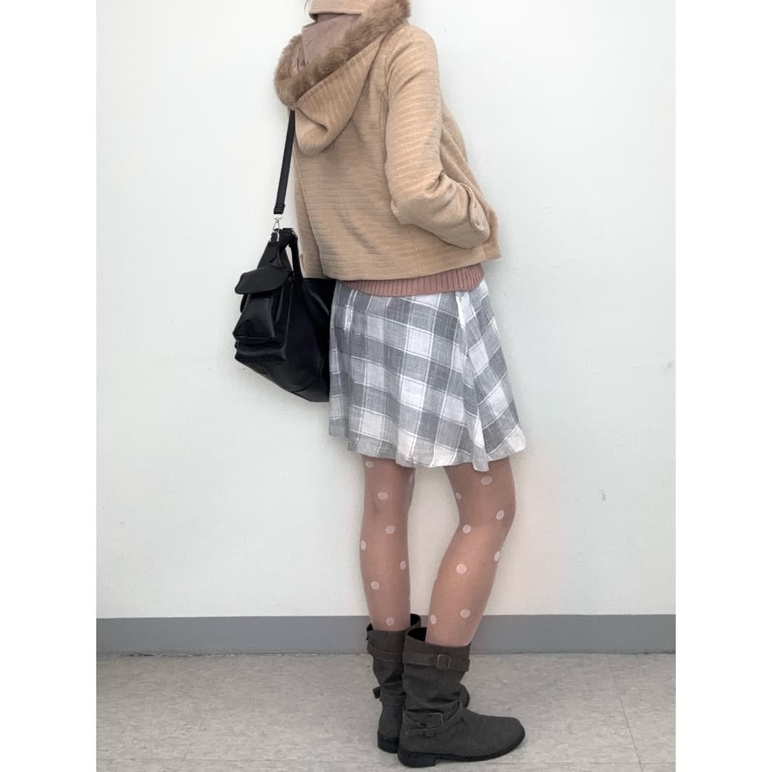 빈티지 하프 코트 자켓 상품이미지4