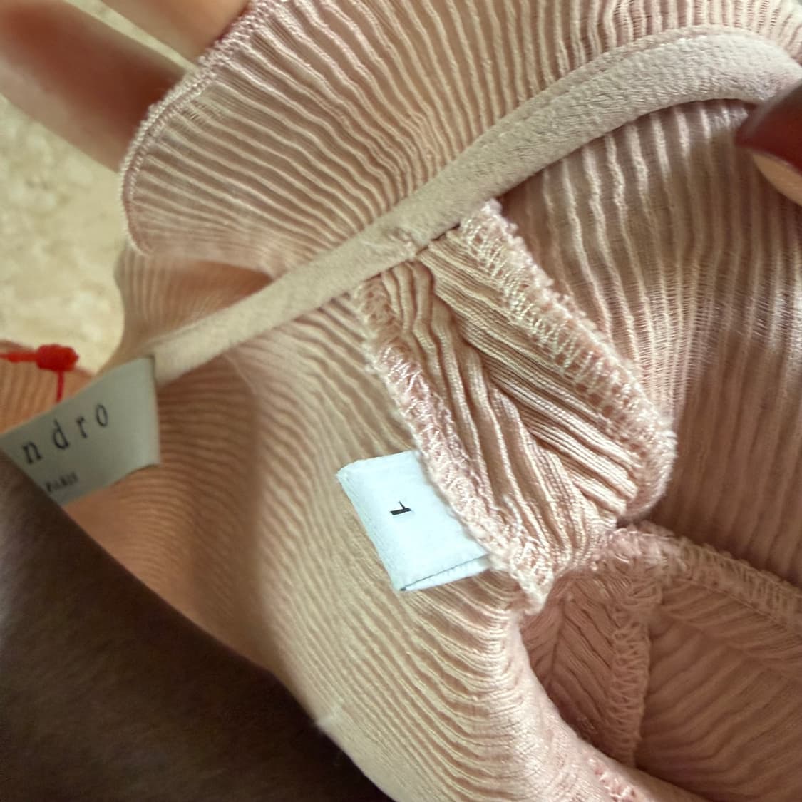 산드로 프릴 원피스  상품이미지4