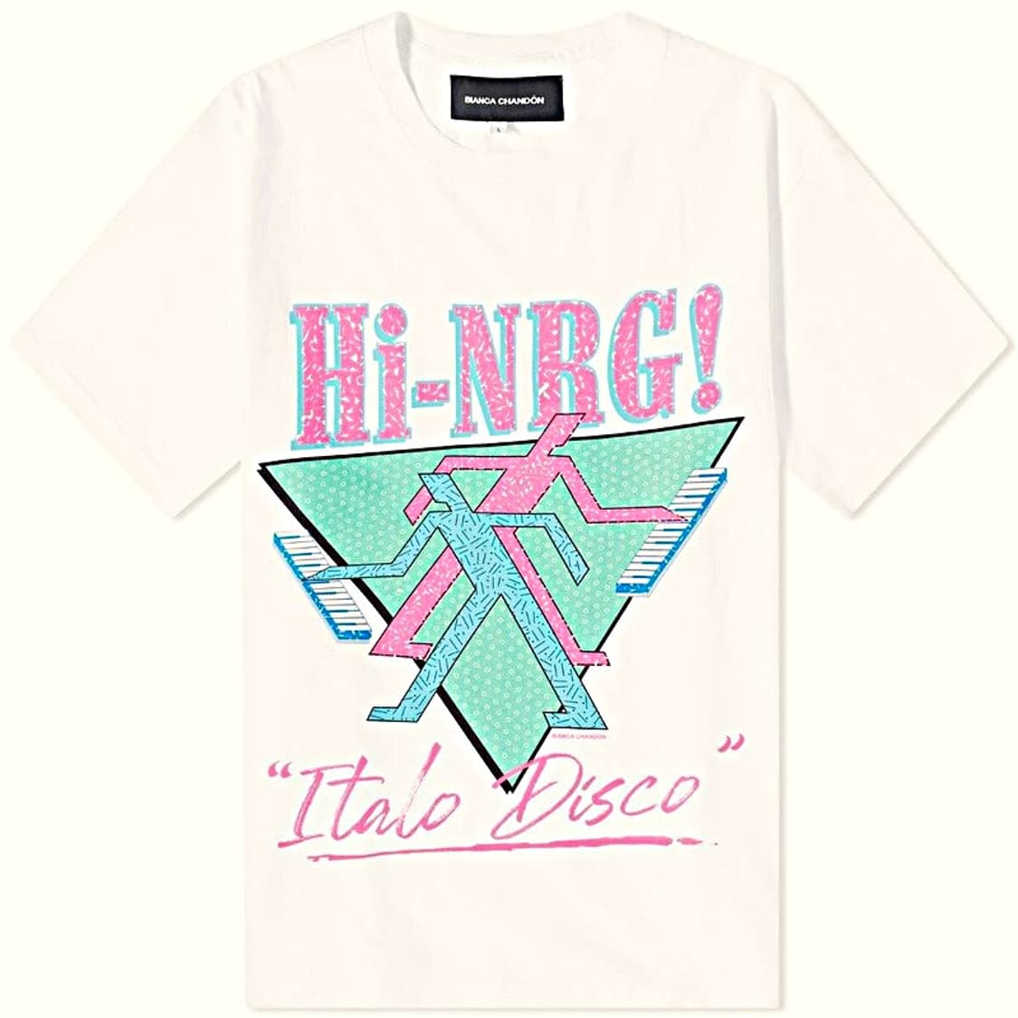 L 비앙카샹동 HI NRG 프린팅 튜블러 스트릿 프린팅 반팔티 상품이미지1