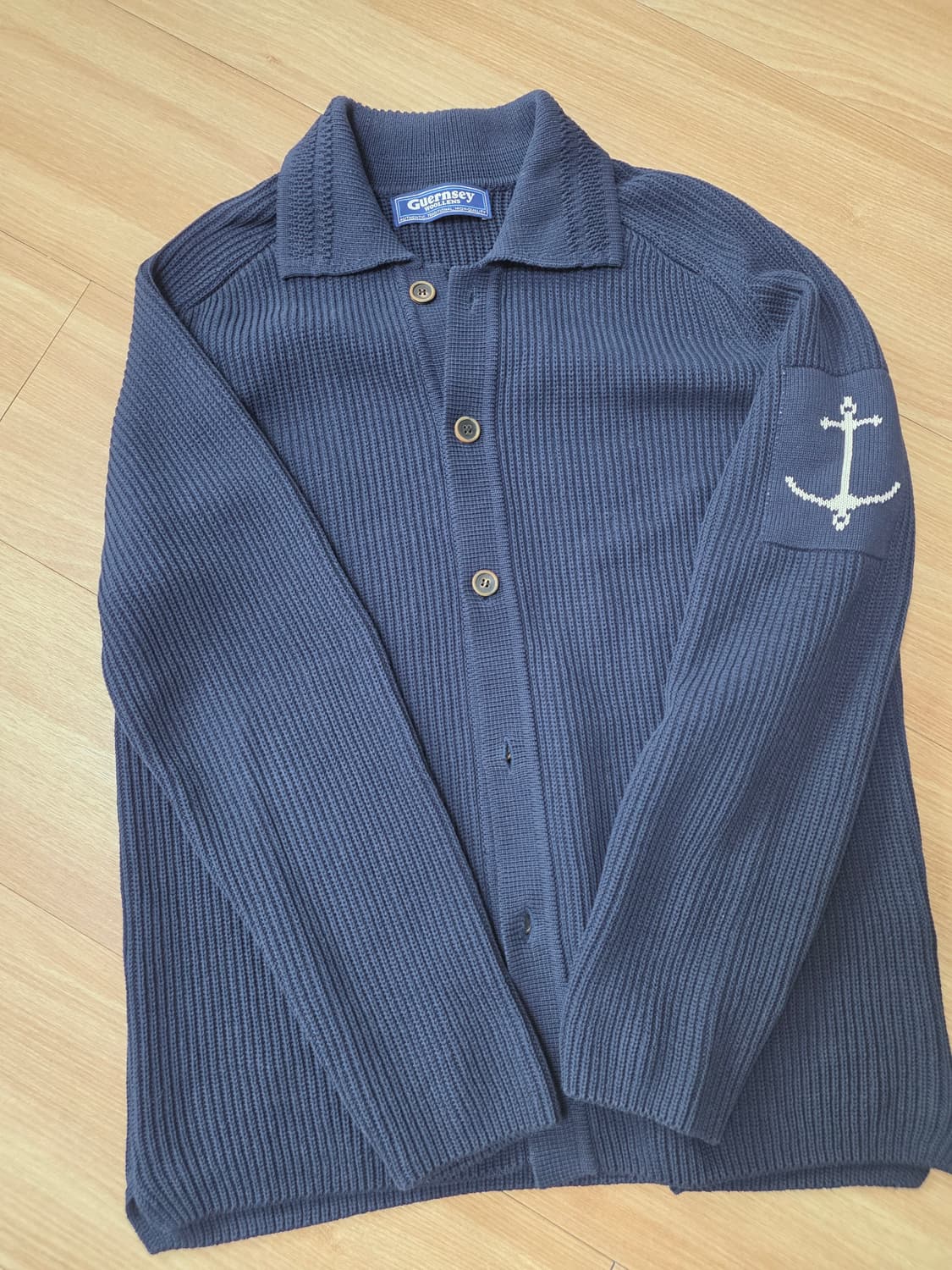 건지 울른스 가디건 XL 상품이미지1