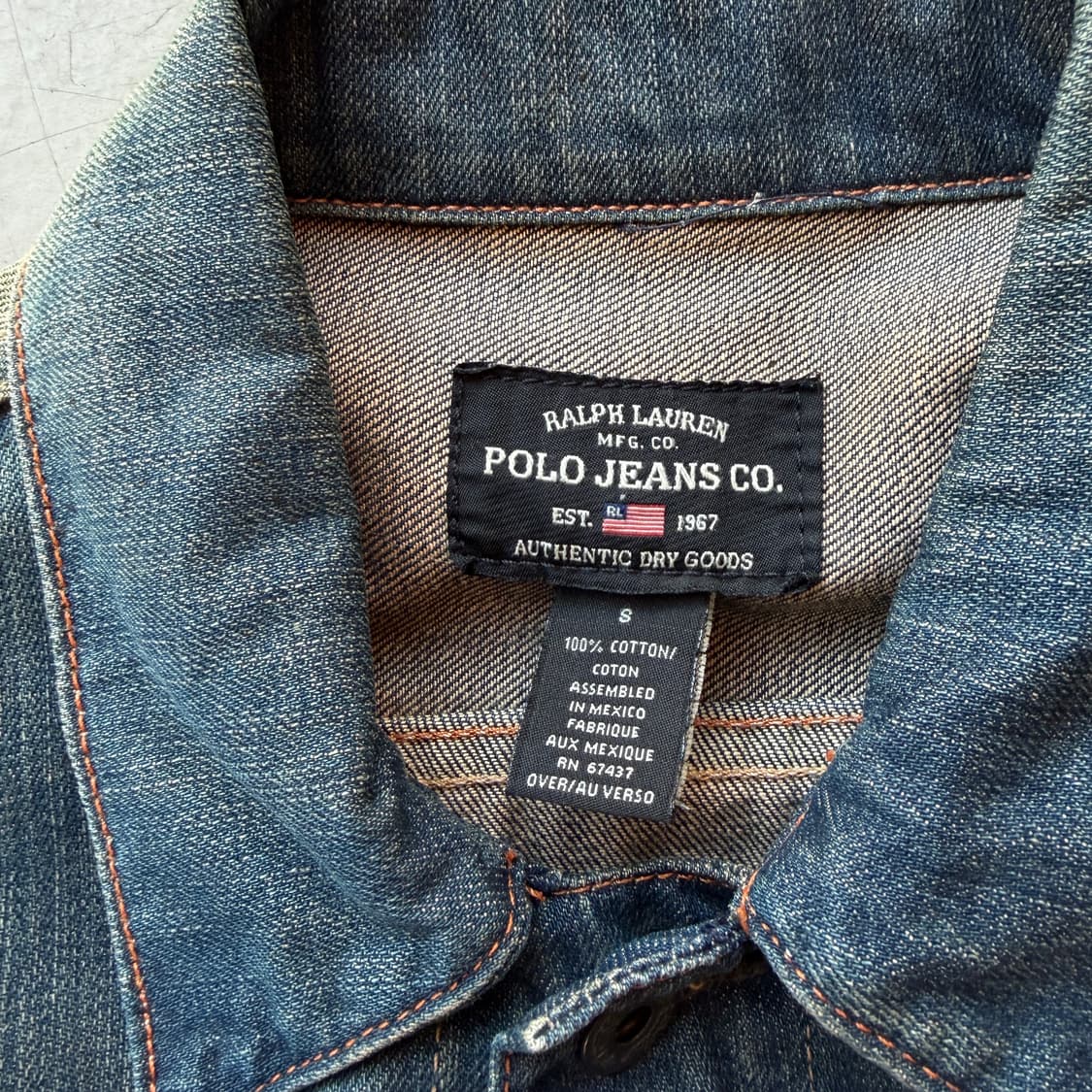 폴로 진스 페이드 웨스턴 데님 자켓 상품이미지7