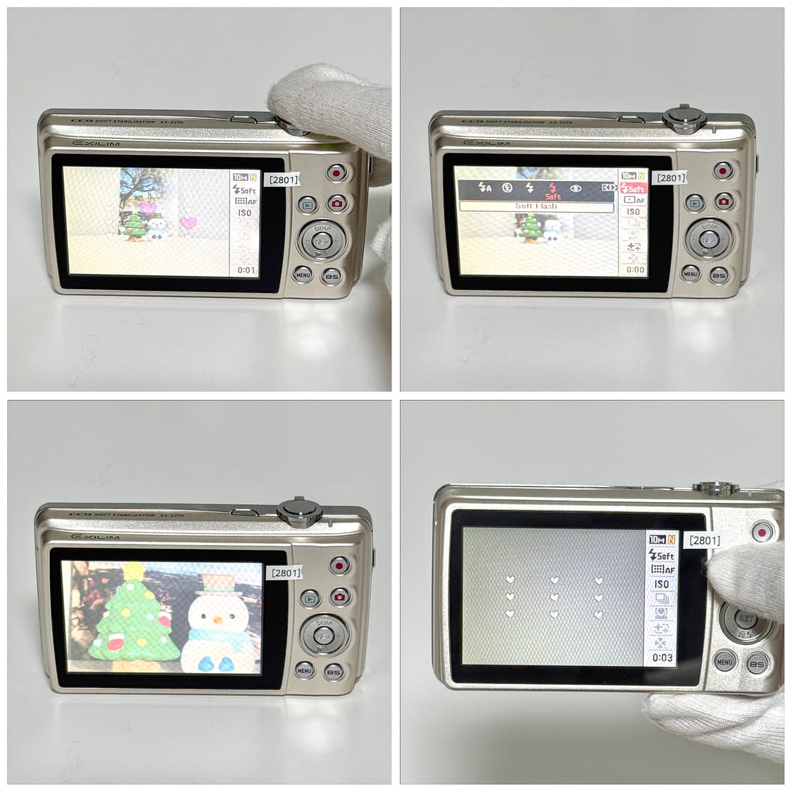 카시오 엑슬림 Z270 샴페인골드 빈티지디카 상품이미지5