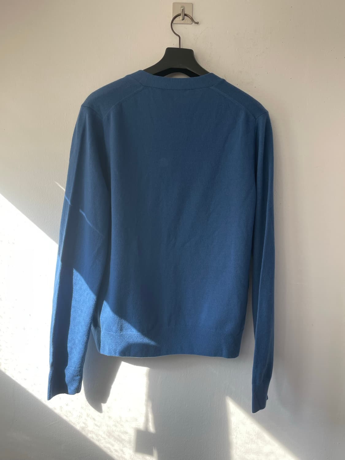 아크네 스튜디오 메리노울 페이스로고 니트 블루 새상품 상품이미지7