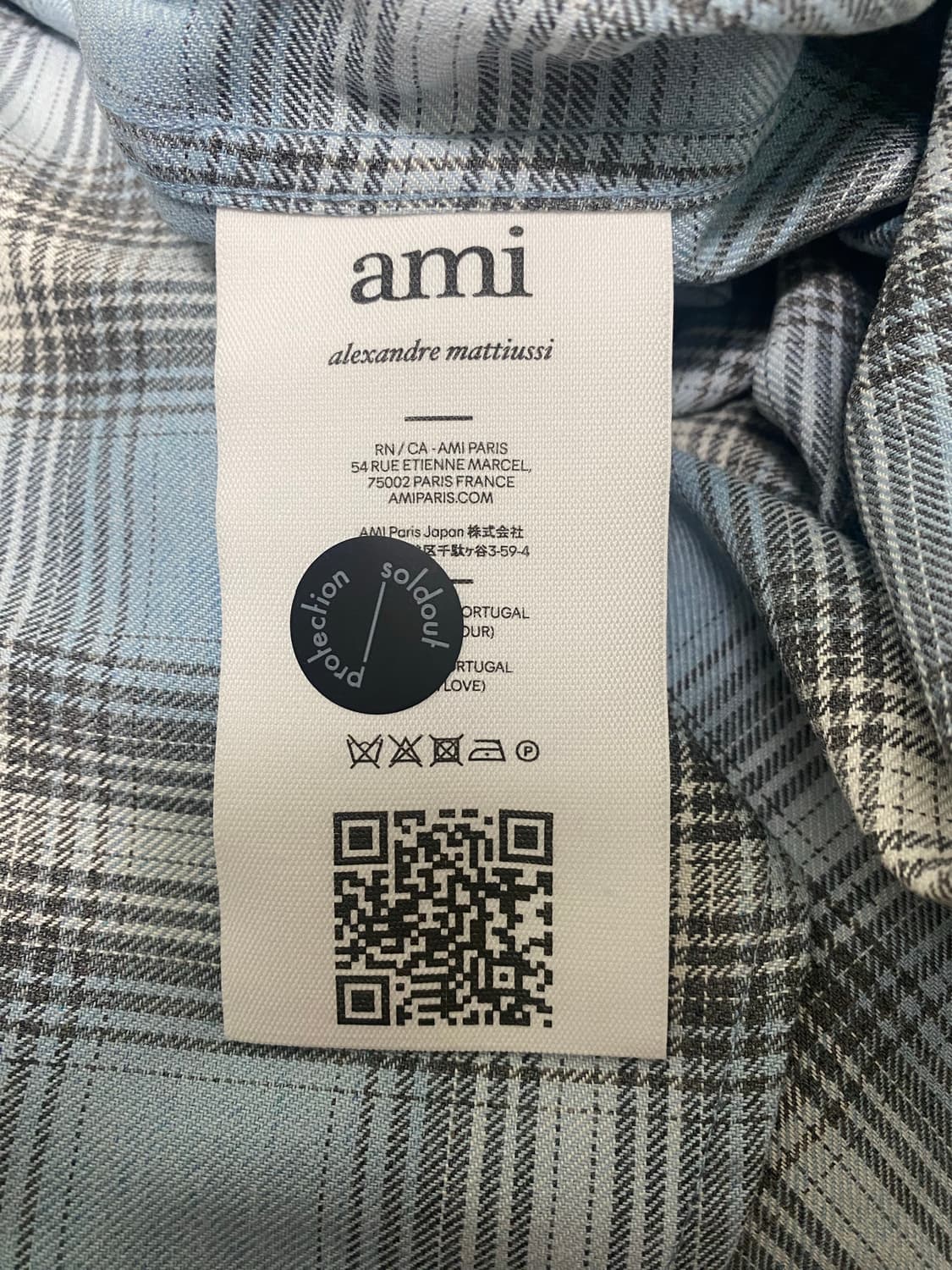 (새상품) 아미 오버사이즈 포켓 오버셔츠 상품이미지4