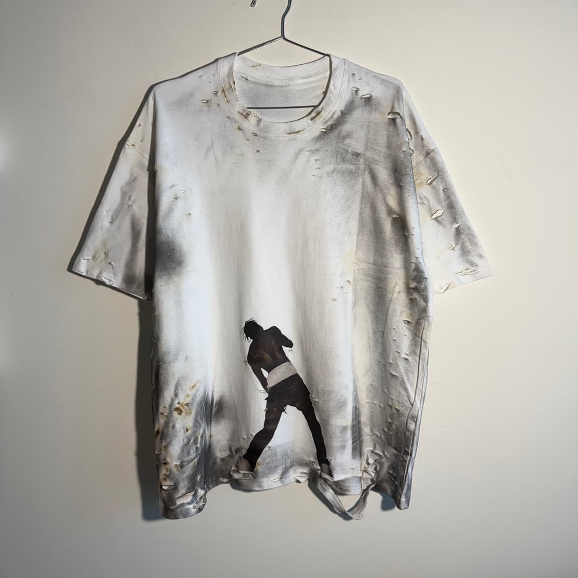 빈티지 트래비스스캇 디스트로이드 데미지 반팔 상품이미지3