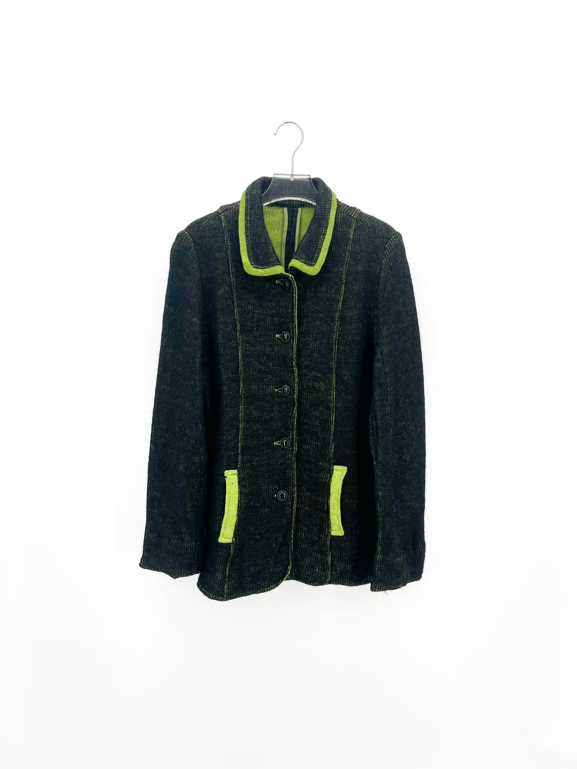 빈티지 울 모헤어 니트 자켓 상품이미지1