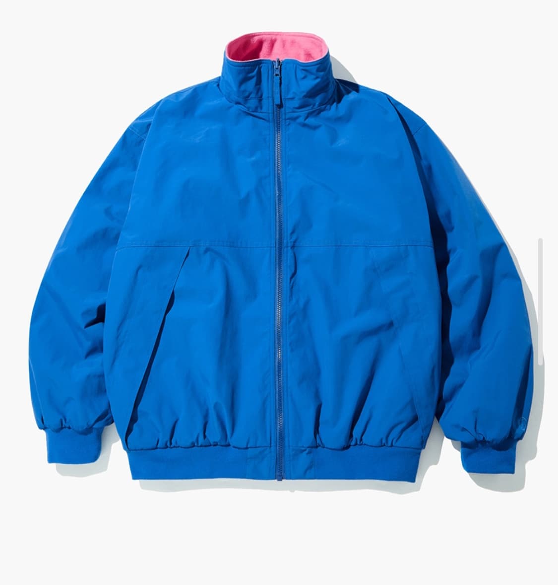 아웃스탠딩 리버시블 후리스 점퍼 블루핑크 상품이미지2