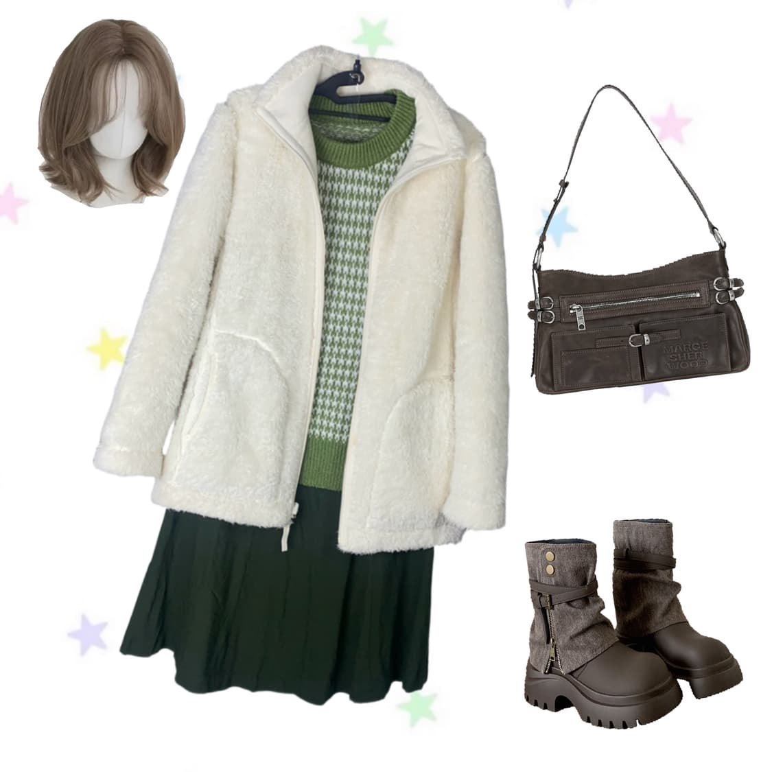 🍒키키의 겨울그린모리 set🍒 상품이미지1