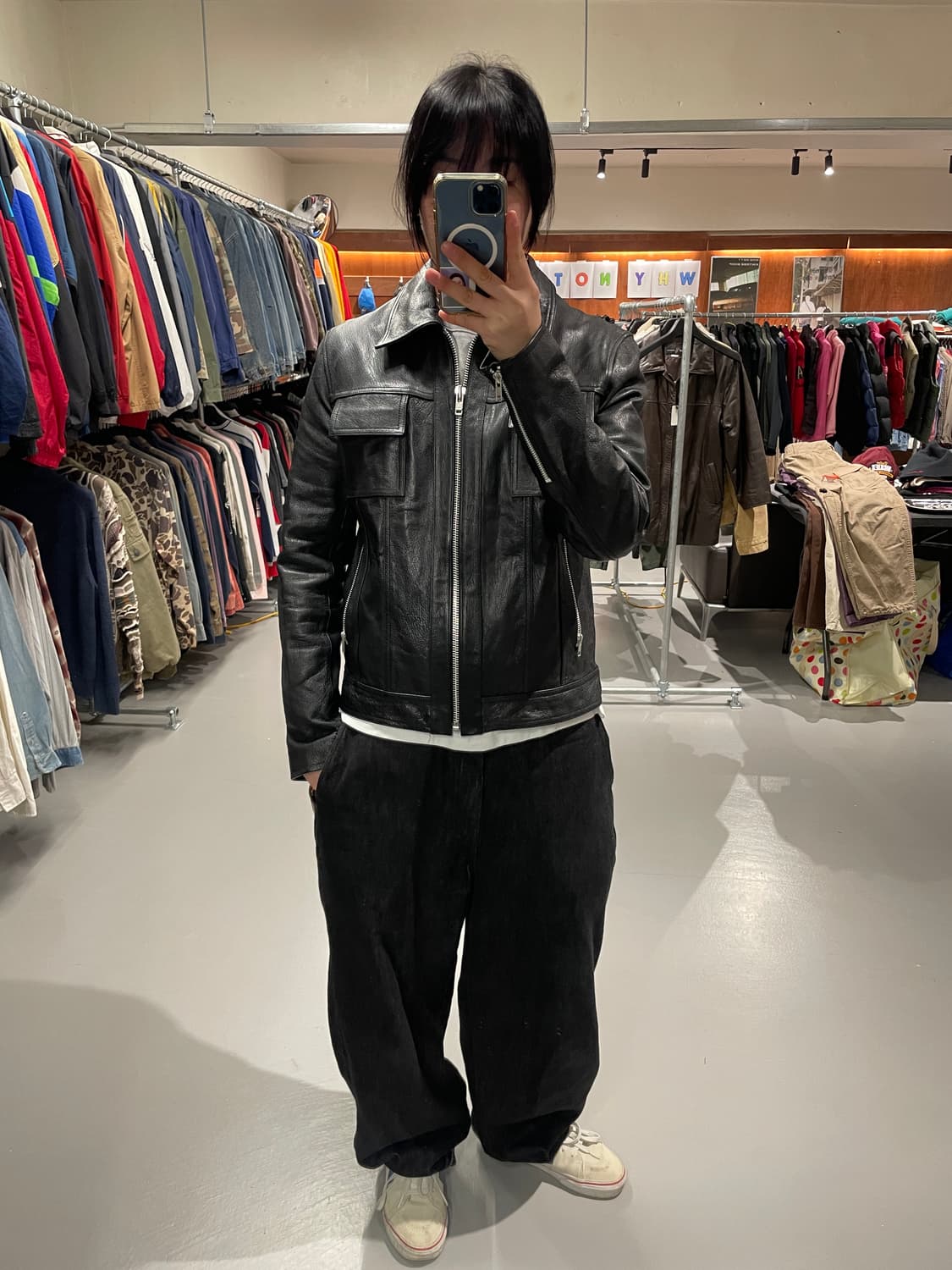 206 homme 레더 자켓   상품이미지4